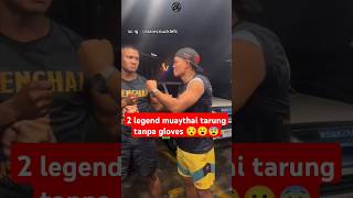 alasan buakaw vs saenchai tarung tanpa glove 😯😮😨 boxing boxingskill fight mma ghalyhdaffa [upl. by Suirauqram]