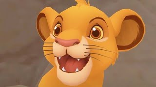 THE LION KING  Kingdom Hearts  Game Movie ᴴᴰ [upl. by Anyat]