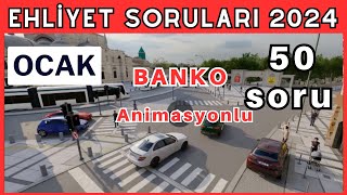 EHLİYET SINAV SORULARI 2024 OCAK OCAK ŞUBAT EHLİYET SINAV SORULARI 2024 [upl. by Oskar]