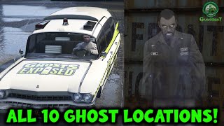 GTA Online  All Ghosts Locations Halloween Collectibles Guide [upl. by Rolat]