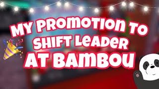 My Promotion to Shift Leader at Bambou  luvhstar [upl. by Einahpet]