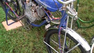 RARE ANTIQUE 1946 WHIZZER MOTORBIKE [upl. by Salokkin]