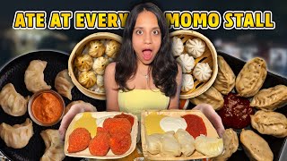 I Ate At EVERY MOMO STALL I See Until I Find The BEST PART2 😱😱 sosaute momos review [upl. by Per]