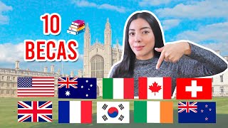 10 BECAS PARA ESTUDIAR EN EL EXTRANJERO si eres latino  Pregrado y posgrado [upl. by Doowrehs]