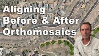 Align Orthomosaic Before And After Images In Photoshop [upl. by Solakcin871]