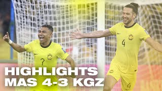 Highlights Malaysia 43 Republik Kyrgyz  16 November 2023 [upl. by Stevana856]