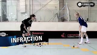 Floorball Rules STICK CONTACT [upl. by Hteazile]