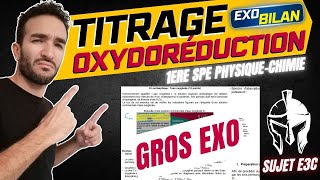 1ERE SPE PHYSIQUE CHIMIE TITRAGE  ÉNORME EXO BILAN TYPE BAC 1ERE 🎯🐱‍👤 POUR MONTER TON NIVEAU 💪 [upl. by Anura273]