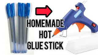 How to make hot glue stick at homeHomemade glue stickHacks sci [upl. by Johppah371]