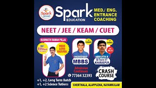 Spark NEET IITJEE integrated Batch Repeaters Batch Crash course for NEET amp KEAM [upl. by Eixid]