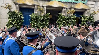 Flora Day 2024 Helston Town Band [upl. by Donielle]