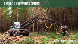 Harvester Prosilva 810 maquinaria forestal  Forest Center [upl. by Aerol]