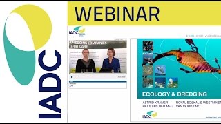 Dredging Webinar  Ecology and Dredging IADC [upl. by Dita]