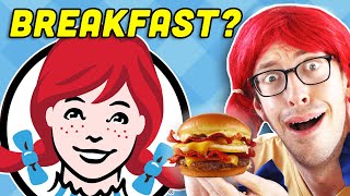 Keith Eats Every Wendys Breakfast Item • Complete The Menu [upl. by Vitkun]