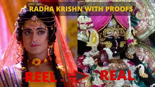 RADHA KRISHN WITH PROOFS  REEL AND REAL  BY UNIROUNDER [upl. by Jon799]