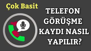 GÖRÜŞME KAYDI NASIL YAPILIR En İyi Görüşme Kayıt Programı [upl. by Ellynn]