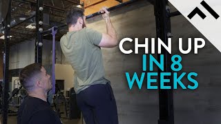 How to Get Your First Chin Up  8Week Progression [upl. by Hach197]