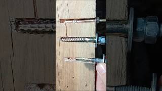 Anchor bolts operating principle Correct installation technique demonstration shorts diy anchor [upl. by Ogram564]