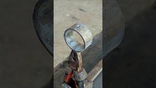 Welders Dont throw small piece of metal pipe use this idea to make tool ideas welding shorts [upl. by Franciska]