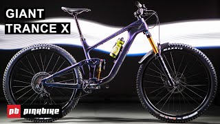 The Quintessential Trail Bike 2024 Giant Trance X First Look [upl. by Selinda]