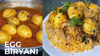 EASY EGG DUM BIRYANI RECIPE  QUICK EGG BIRYANI RECIPE  ANDA BIRYANI [upl. by Ahsias]