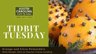 Making Orange and Clove Pomanders with Ranger John [upl. by Harbed]