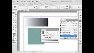 Appliquer une couleur dégradé à un bloc dans Indesign [upl. by Lemuela957]