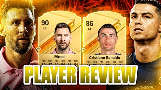 EA FC 24 MESSI und C RONALDO PLAYER REVIEW [upl. by Ttsepmet97]