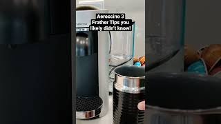 Control Your Coffees Foam with this Hack You Need to Know frother nespresso nespressomoments [upl. by Ardnala]