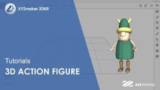 XYZmaker 3DKit Tutorials l Design Your 3D Action Figure [upl. by Cardie]