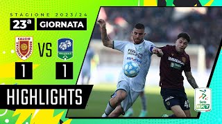 Reggiana vs Feralpisalò 11  La Feralpi in 9 la pareggia al 95’  HIGHLIGHTS SERIE BKT 2023  2024 [upl. by Casanova]