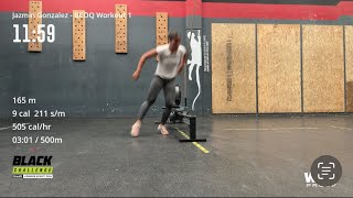 JAZMIN GONZÁLEZ WOD 1 BLACK CHALLENGE [upl. by Ogdan]