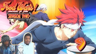 SOMA vs RYO vs HAYAMA Food Wars Shokugeki No Soma  Season 2  Episode 9  Reaction [upl. by Alesi106]