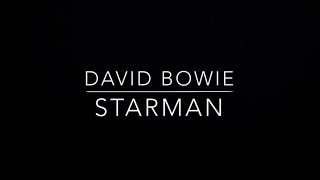 David Bowie  Starman Lyrics [upl. by Ehcnalb861]