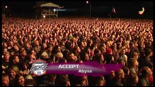 ACCEPT  quotThe Abyssquot OFFICIAL LIVE CLIP [upl. by Nohtan]