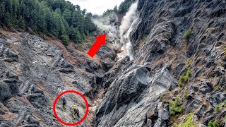 Devastating Rockfalls and Landslides Compilation [upl. by Lesli474]