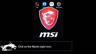 MSI® HOWTO use Mystic Light Mobile [upl. by Harwilll]