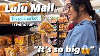 My first solo flight✈️  Kerala Files 1  Explored Lulu Mall Hypermarket Trivandrum ❤️ [upl. by Nirek]