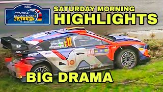 SATURDAY MORNING LOOP  WRC CENTRAL EUROPEAN RALLY 2024 [upl. by Nnylharas]