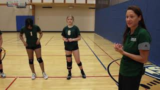 Volleyball Warmups amp Passing Drills [upl. by Kobe609]