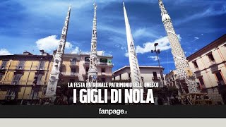 Gigli di Nola 2018 le immagini della festa tra i vicoli [upl. by Chuch]