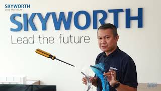 SKYWORTH TV STD6500 Unboxing Video [upl. by Guerra]