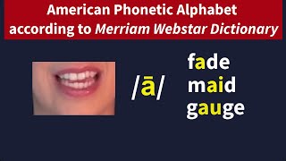 American Phonetic Alphabet Merriam Webster Dictionary [upl. by Yerfej]