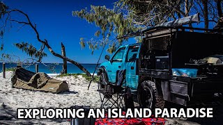 Overnight trip camping fishing and exploring Bribie Island  FISHING FOR TAILOR [upl. by Ruttger]