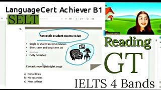 LanguageCert International ESOL SELT B1 Reading Test  Part 1 General Training Reading Exercise 1 [upl. by Namdor]