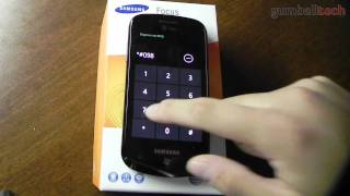 Part X Samsung Focus  Diagnostic Codes amp USB Internet Tethering [upl. by Sivahc]