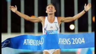 Stefano Baldini vince la Maratona Olimpica di Atene Stratosferico [upl. by Matland531]