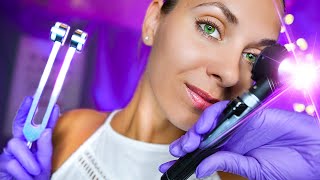 ASMR whispered Ear Cleaning Otoscope Exam for Sleep Personal Attention Roleplay [upl. by Ashwin]