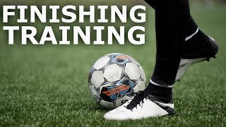 Full Finishing Training Session For Footballers  Improve Your Finishing With These Drills [upl. by Anrol791]