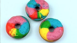 RAINBOW DONUTS  Todds Kitchen [upl. by Narak]